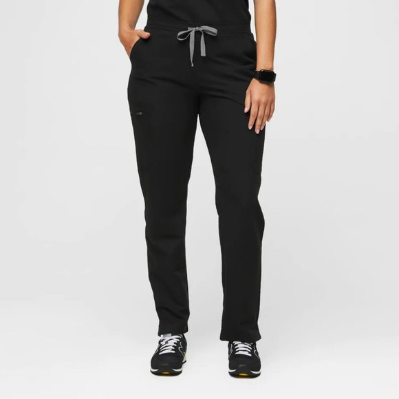 Figs Pants - FIGS Yola Skinny Scrub Pant Black {HH20}